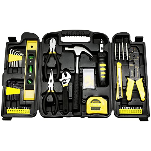 SPOWAY Organizador de Caja de Herramientas, Kit de Herramientas de reparación con Estuche de Transporte, Juego de Destornilladores, portátil, Duradero, Adecuado para Reparaciones en el hogar