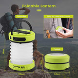 ThorFire CL01 - Linterna LED para Acampada, manivela, USB, Recargable, Plegable, Linterna de Emergencia, luz Nocturna, lámpara para Camping, Senderismo, Tienda de campaña, jardín, Patio