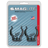 Mag-Lite ASXD026L - Abrazaderas para el montaje de linternas, negro, pack de 2