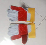 Guantes Soldador , Guantes Gruesos prácticos, Guantes Resistentes al Desgaste Resistentes al Corte, Soldador Guantes de Trabajo de construcción