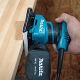 Makita BO4556 Lijadora para acabados, 11.4 cm x 10.2 cm, 14,000 oscilaciones por minuto