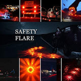 2 luces LED estroboscópicas de seguridad para carretera de emergencia, luz estroboscópica superbrillante, luz de alerta de baliza en carretera que se puede ver a una milla de distancia, viene con un práctico kit de transporte