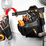 ToughBuilt - Organizador de pared de 24"- Compatible con todas las bolsas ClipTech, incluye tornillos y anclajes de pared, acero con recubrimiento Powder-coat - (TB-53)