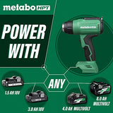 Metabo HPT Pistola de calor inalámbrica MultiVolt™ de 18 V, solo herramienta, sin batería, pantalla LCD, tres boquillas incluidas, temperatura máxima de 1022 grados, garantía de por vida RH18DAQ4