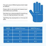 Guantes desechables negros de nitrilo sin látex y polvo de 6 mil, 100 unidades, texturizados, uso mecánico, limpieza, alimentos (negro (paquete de 100), XL (paquete de 100))