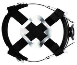 Gorro duro de ala completa, suspensión de trinquete de 4 puntos, patrón de grafito blanco mate