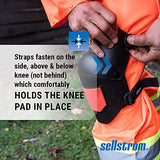 Sellstrom KneePro - Rodillera Ultra Flex Hybrid III - Gel y protección resistente para construcción, jardinería, ejército, trabajo de pisos, tamaño universal para adultos