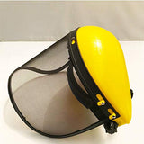 Casco de Seguridad Forestal Industrial Máscara de Cabeza Facial Cable de Acero a Prueba de Salpicaduras Máscara de Seguridad Pantalla de Protección para Corte de Hierba Poda de Ramas Suministros de Trabajo Agrícola