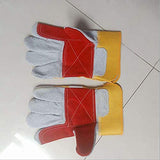 Guantes Soldador , Guantes Gruesos prácticos, Guantes Resistentes al Desgaste Resistentes al Corte, Soldador Guantes de Trabajo de construcción