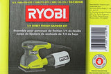Ryobi Lijadora S652DGK con cable 2 amperios 1/4 pulgada 14,000 OBM cuadrado orbital de acabado