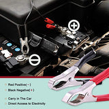 Hilitchi 63pcs aislado Alligator Clips y abrazaderas Surtido Kit incluye cable de prueba colorido, cables de prueba de articulaciones con clips de doble extremo, clip plano y de cocodrilo para experimento, pruebas