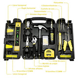 SPOWAY Organizador de Caja de Herramientas, Kit de Herramientas de reparación con Estuche de Transporte, Juego de Destornilladores, portátil, Duradero, Adecuado para Reparaciones en el hogar