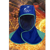 Capucha de Soldadura Accesorios Casa Campana de Soldador Retardante de Fuego, Azul