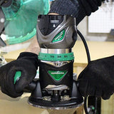 Metabo HPT Router | Base fija | Motor de 11 amperios | 2-1/4 pico HP | Velocidad variable | M12VC