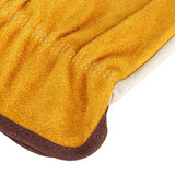 Anonry Garden Guantes de Cuero para Plantar, Trabajar, protección Solar, Resistentes a pinchazos, Resistentes a la abrasión, Guantes de Cuero con Dedos completos(M)