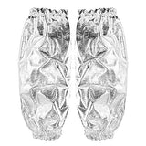 Manguito resistente al calor, brazo de papel de aluminio, protector de mangas, guante térmico, guante resistente al calor, guante ignífugo para exteriores para el hogar