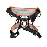 Cinturón de seguridad con soporte lumbar Arnés de medio cuerpo Anticaída para rescate Escalada Montañismo en cueva, Soporte de cintura Arnés de protección de trabajo aéreo Ajustable