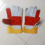 Guantes Soldador , Guantes Gruesos prácticos, Guantes Resistentes al Desgaste Resistentes al Corte, Soldador Guantes de Trabajo de construcción