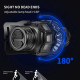WUBEN H1 Lámpara de Cabeza Recargable USB Linterna LED Frontal Recargable Lampara Frontal led Recargable de Faros Headlamp Linterna Cabeza 1200 Lúmenes,10 Modos,IP68 Impermeable