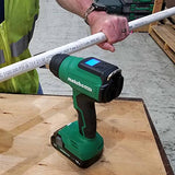 Metabo HPT Pistola de calor inalámbrica MultiVolt™ de 18 V, solo herramienta, sin batería, pantalla LCD, tres boquillas incluidas, temperatura máxima de 1022 grados, garantía de por vida RH18DAQ4