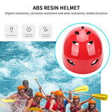 Casco de seguridad, Casco de seguridad de resina ABS, Casco de seguridad con forro de Eva altamente espumado, Color ligero y brillante, para hacer surf, Escalada, Rescate en el agua, Gorra de rafting