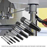 Extractor de Tornillo de Tubería de Agua Rota de Acero Dañado Tornillo Removedor Set Válvula Herramienta de Mantenimiento de Cable Roto