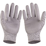 Guantes de trabajo de agarre de seguridad SAFEAT, protectores, flexibles, resistentes a los cortes, palma con revestimiento de poliuretano cómodo.