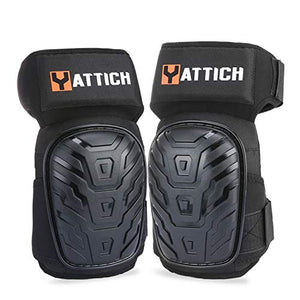 YATTICH Rodilleras para el trabajo, núcleo de gel suave y acolchado de espuma EVA duradero, almohadillas profesionales para la limpieza, el suelo, etc. El mejor regalo para padre, marido, novio, YT-754