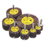 Lijadoras abrasivas Juego de 40  de rueda de 1/4 pulgadas, rocaris de óxido de aluminio de grano 80, rueda de lijado con forma de cono y 8 tamaños