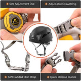 Casco de escalada de roca, ligero, ajustable, montañismo, escalada, senderismo, espeleología, trabajo en altura, casco para hombres, mujeres y niños