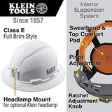 Casco electricista Klein Tools 60400 - Gorro rÃƒ­gido sin ventilaciÃƒ³n