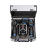 Bosch 06019G80G4 Combo Taladros/Atornilladores + Llave de impacto Inalámbricos GSR 120-LI + GDR 120-LI + 23 Accesorios
