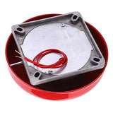Campana de alarma contra incendios, CB-6B Campana de alarma eléctrica de 95dB 150 mm / 5.9in Campana de alarma Campana de alarma de seguridad para la escuela Hogar Fábrica(DC 24V)