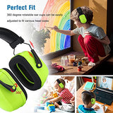 ProCase Orejeras de Protección Auditiva para Niños, Earmuff con Cancelación de Ruido NRR 25db Protector Auditivo para Niños Pequeños Niños Adolescentes en Lugar Ruidoso -Verde