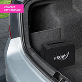 Prow compresor de aire portátil inflador de neumáticos CA/CC bomba eléctrica para coche - DC 12V, hogar - AC 110V, Upscale, con manómetro analógico, bomba de aire para neumáticos de coche, motocicleta, bicicleta, baloncesto y más.