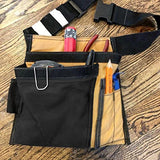 FOUNDLINE Bolsa de cinturón de Herramientas Bolsa de Almacenamiento de Herramientas de jardinería Bolsillo de cinturón Cinturón de Trabajador Bolsa de Herramientas Almacenamiento de Herramientas (Col