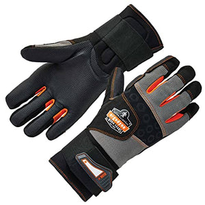 ProFlex 9012 Guantes de trabajo antivibración, certificación ANSI/ISO, dedo completo, soporte de muñeca
