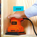 BLACK+DECKER BS200-B3 Lijadora de Hoja 1/4 Pulgadas 200W
