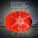 Casco de Seguridad, Sombrero de Ventilador Transpirable ventilado con Ventilador Solar y Forro Ajustable extraíble para Trabajos de construcción