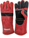 Guantes de soldador magnéticos de 40,64 cm de protección de escudo del antebrazo, doble capa de hilos de Kevlar fuertes, ignífugos, 1 par.