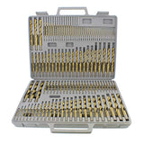 Juego de Brocas de titanio para brocas de metal SAE estándar de 1/16-1/2 pulgadas, A-Z, 1-60 tamaños, 115 piezas