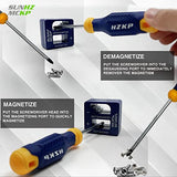 SUNHZ MCKP Sunhzmckp Juego De Destornilladores Magnéticos, S2- Aleación De Acero Para Herramientas, Incluye Minidestornillador De Precisión Ranurado/Phillips/Torx, Puntas De Destornillador Reemplazables Co