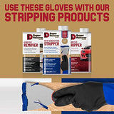 Super Remover - Guantes de neopreno, resistentes a los productos químicos, resistencia industrial, pelar y pintar, duraderos y reutilizables con agarre antideslizante - 1 par