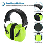 ProCase Orejeras de Protección Auditiva para Niños, Earmuff con Cancelación de Ruido NRR 25db Protector Auditivo para Niños Pequeños Niños Adolescentes en Lugar Ruidoso -Verde
