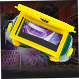 Gafas de soldadura de oscurecimiento automático Flip Up Up Up Up Solar LCD Ojos de soldadura Protección de anteojos, casco de soldadura LCD de oscurecimiento automático