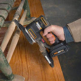 WORX WX820L.2 - Lijadora multifunción inalámbrica (20 V, 2,0 Ah, 2 baterías y 1 cargador)
