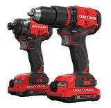 Kit combinado de taladro inalámbrico, 2 herramientas (CMCK210C2) Craftsman V20* -