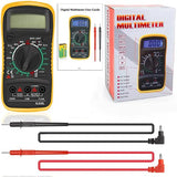 SEAFON Multimetro Digital Profesional Xl830l Digital Profesional, Voltimetro Amperimetro, Medidor de Corriente Voltaje DC, Resistencia, Continuidad, Diodos