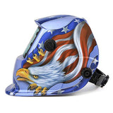 Casco o Careta para Soldar Fotosensible Electrónica Auto Oscurecimiento Uso Industrial Original Retro Protección Casco para Soldar Soldadura Mascara para Soldar Diseño Aguila Azul