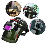 Casco de soldador con oscurecimiento automático Solar Flip Front Protective Electrical para ESTACIÓN de TRABAJO